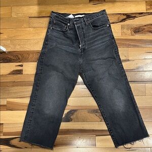Levi’s Ribcage Black Jeans